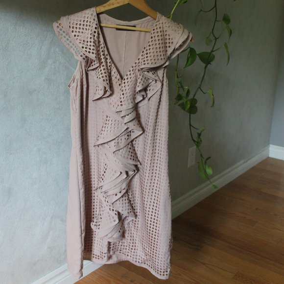 Blush Ruffle Dress - Picture 3 of 3